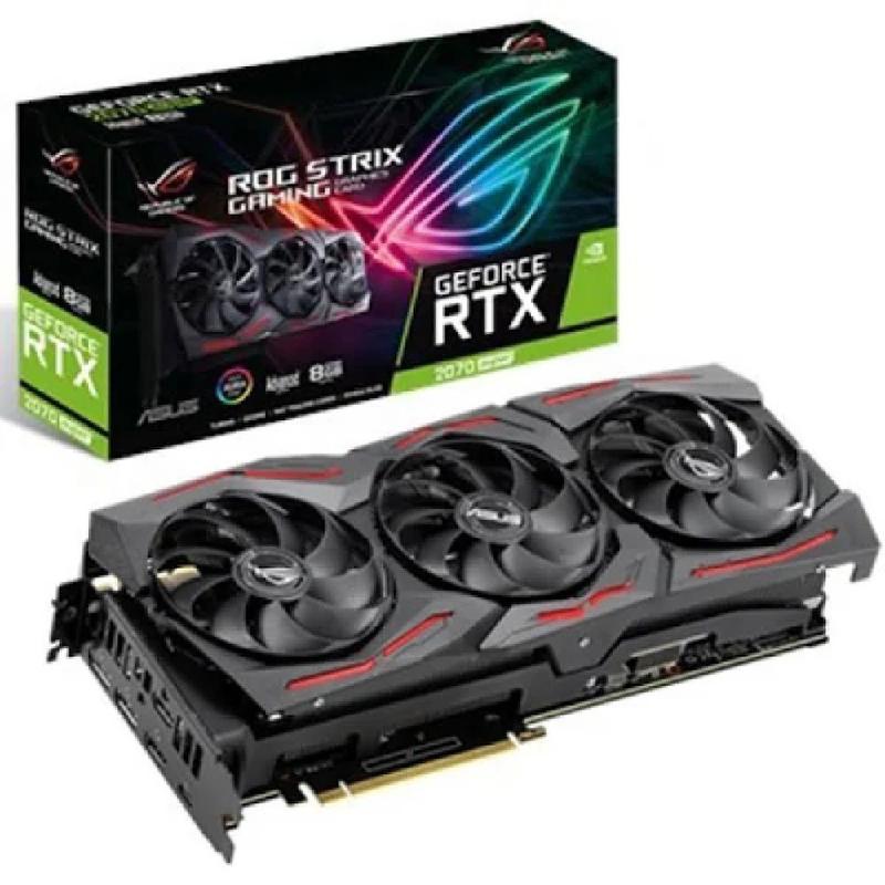 ‎ROG STRIX RTX2070S A8G GAMING Placa de Vídeo Asus Geforce Rtx 2070 Super Strix 8GB DDR6 256 Bits